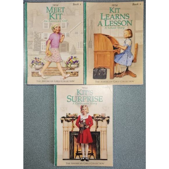 Vtg The American Girl Kit Kittredge Collection Books 1-3 Paperback Books 1998 - Picture 1 of 8